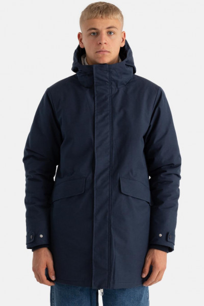 RVLT Revolution Herren City Parka Winterjacke Blau Navy