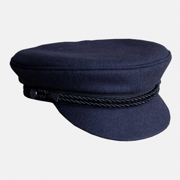 Elbsegler Wolle Blau für Herren von modAS - Seitlich