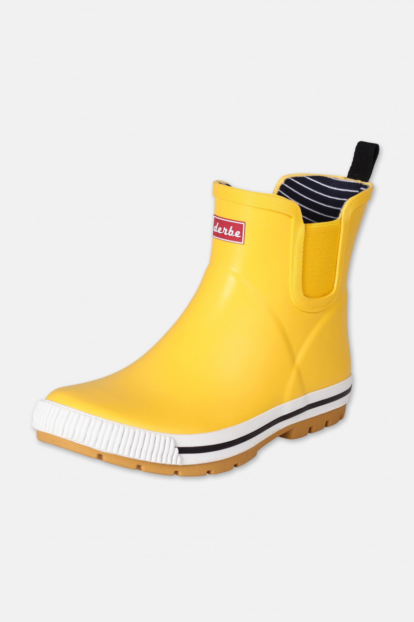 Derbe Wattpuuschen Eco Freesia Gelb Gummistiefel Halbschuhe