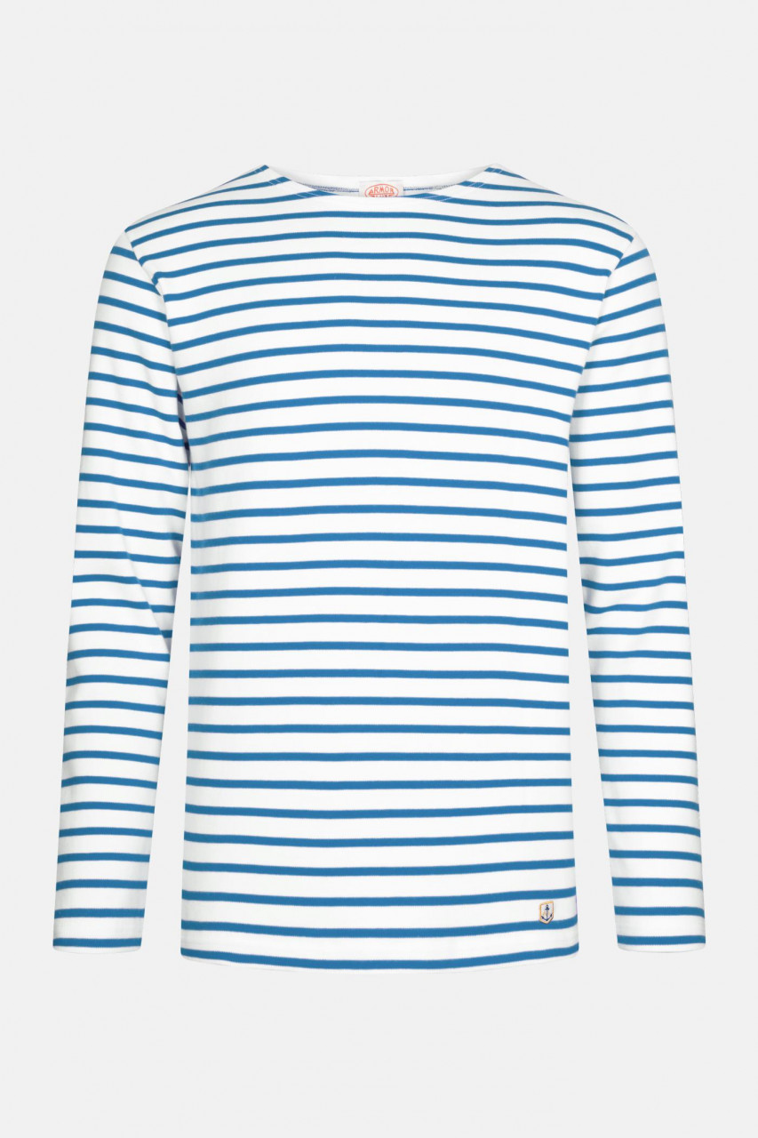 Armor Lux Herren Streifenshirt Weiß Blau Mariniere Heritage