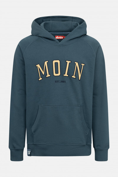 Derbe Moin Herren Hoodie Blau Orion Blue