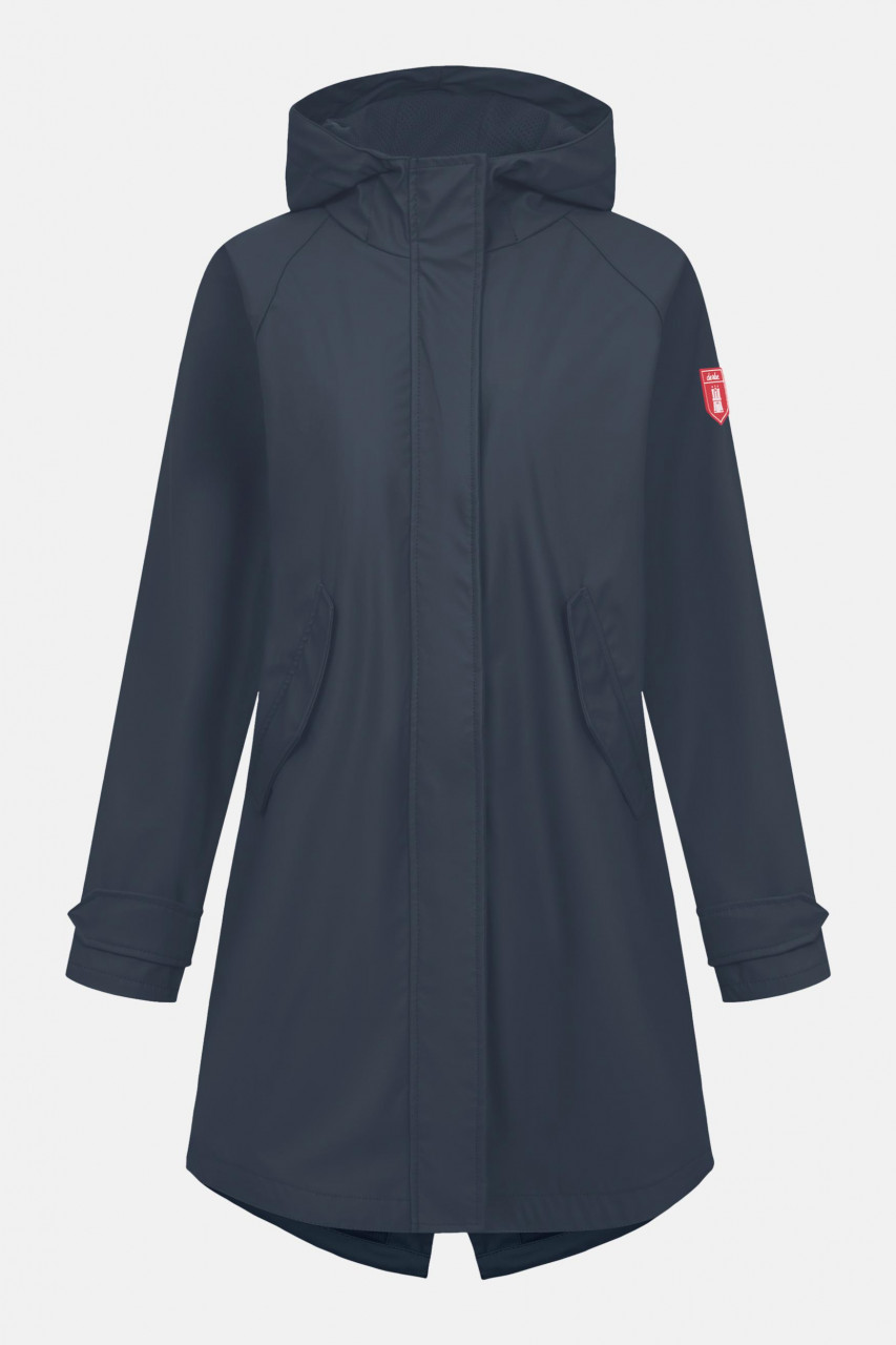 Regenjacke Traveby Plain Blau für Damen von derbe