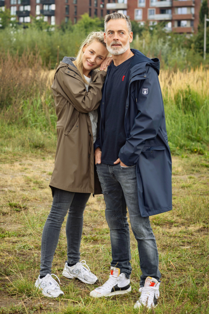 Derbe Regenjacke Valby Herren Dunkelblau