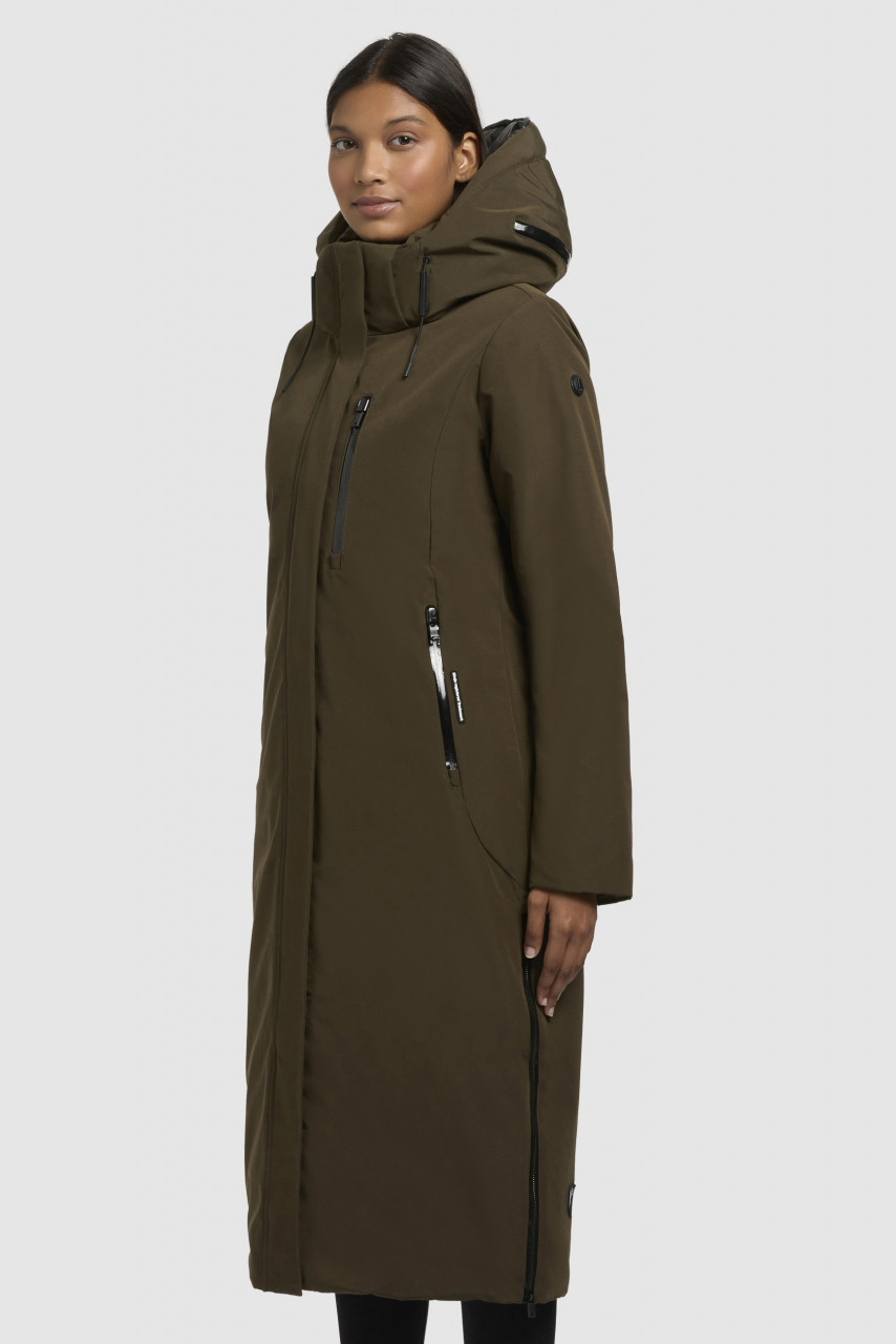 Khujo Lofi 2 Damen Wintermantel Grün