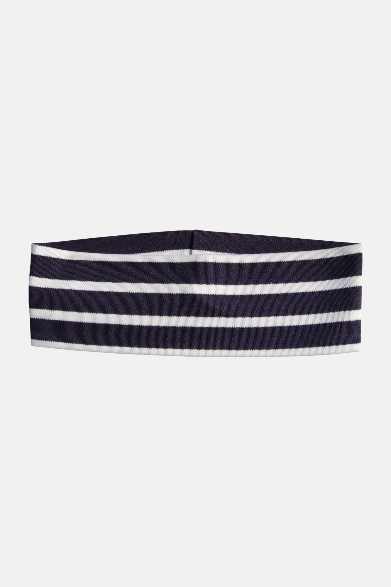 Gestreiftes Stirnband Baumwolle - blau/weissgestreift