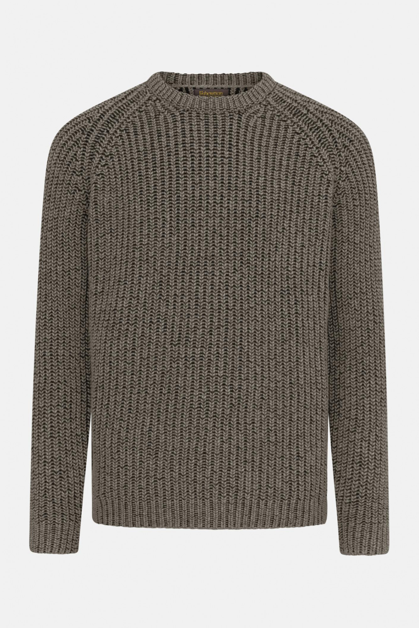 Fisherman out of Ireland Herren Pullover Braun Grau Schwarz Rippstrick