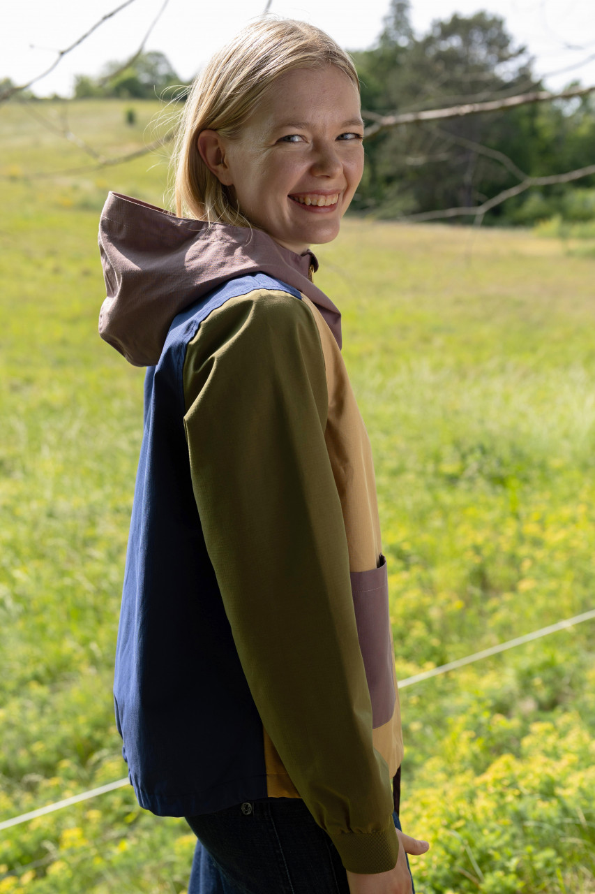 Danefae Regenjacke Danebeltoft Damen Beige Flieder Oliv Grün Blau Übergangsjacke Baumwolle