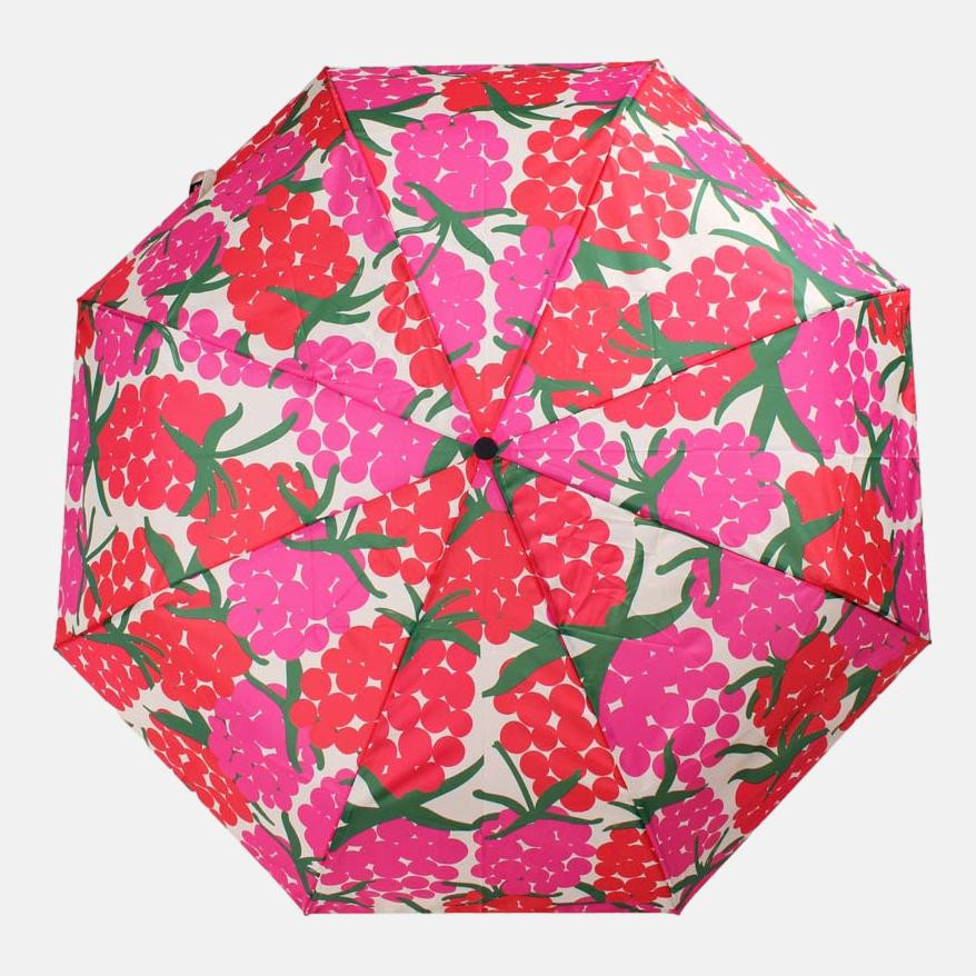 Danefae Regenschirm Danumbrella Rot Pink Beeren Floral