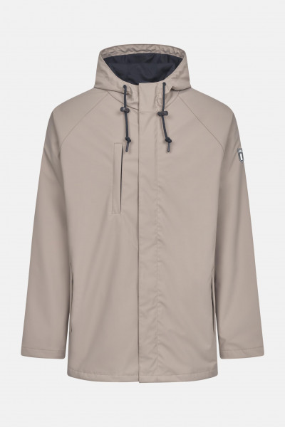 Derbe Regenjacke Passby Plain Herren Cobblestone Beige