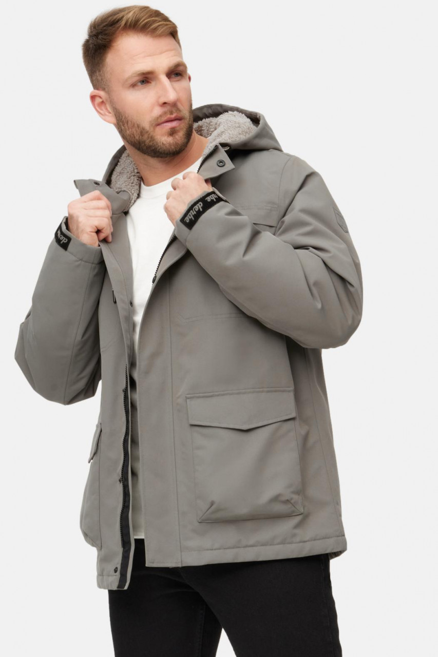 Derbe Winter Regenjacke Phoebholm Dog Herren Braun Warm Gefüttert