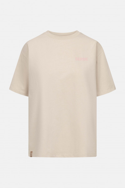 Derbe T-Shirt Moin Franz Damen Beige GOTS Organic