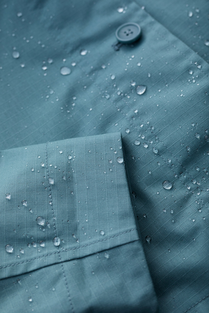 Seasalt Cornwall Regenjacke Fulmar Damen Hellblau Baumwolle