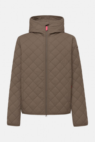 Derbe Übergangsjacke Quiltby Short Damen Braun Steppjacke