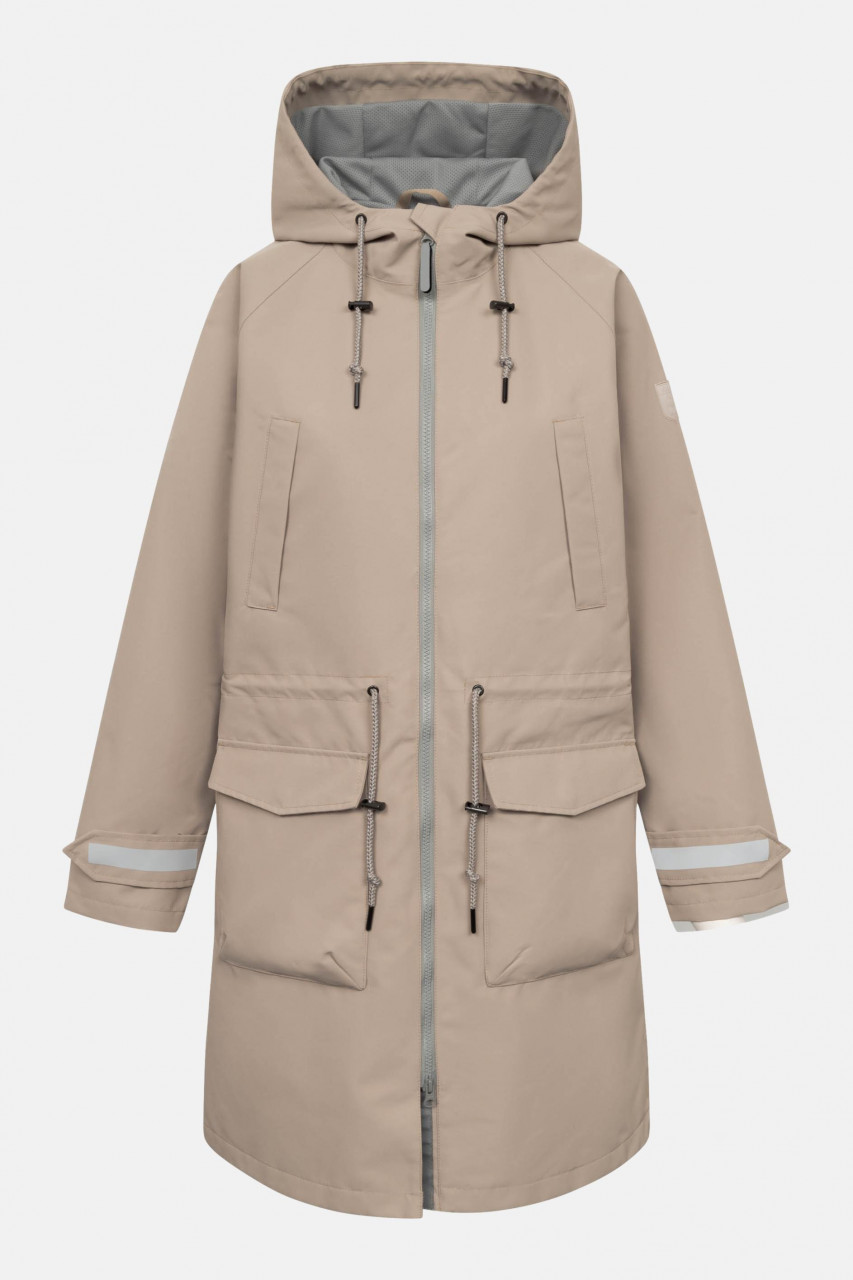 Derbe Regenjacke Phoeby Dog Damen Beige Hundejacke