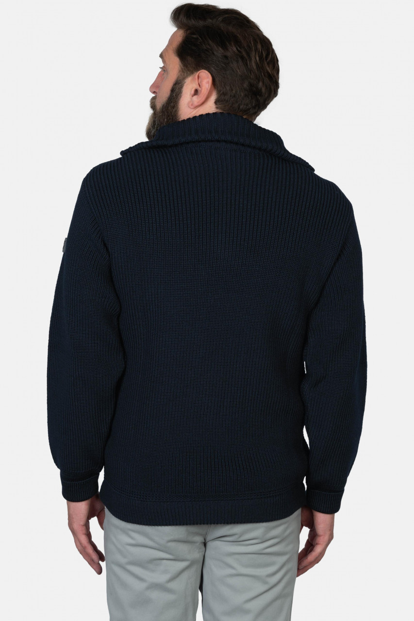 Troyer Hanseheld Merino Blau GOTS