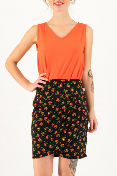 Blutsgeschwister Rock Kirschen Dreamy Swinging Skirt Cherry Ladybug