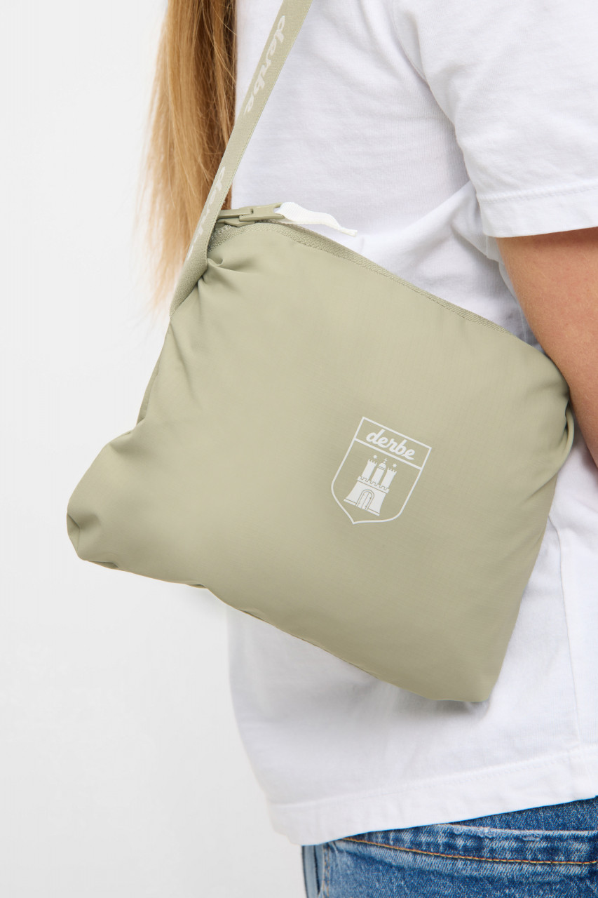 Derbe Regenjacke Packby Damen Hellgrün Packbar