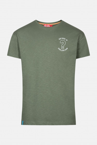Derbe Ich weiß es doch auch nicht Herren Shirt Oliv Derbe Ich weiß es doch auch nicht Herren Shirt Oliv