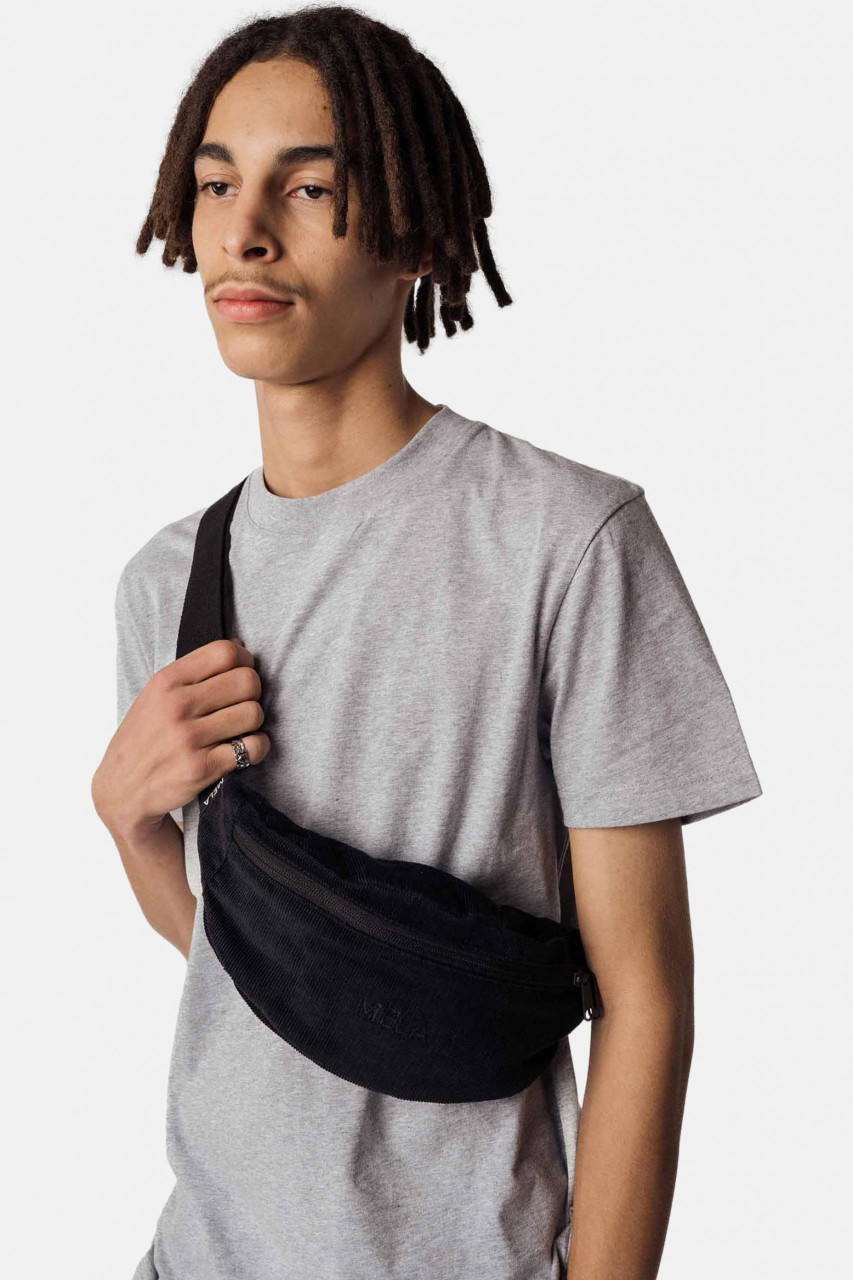 MELA Bauchtasche Bhavin Cord Schwarz