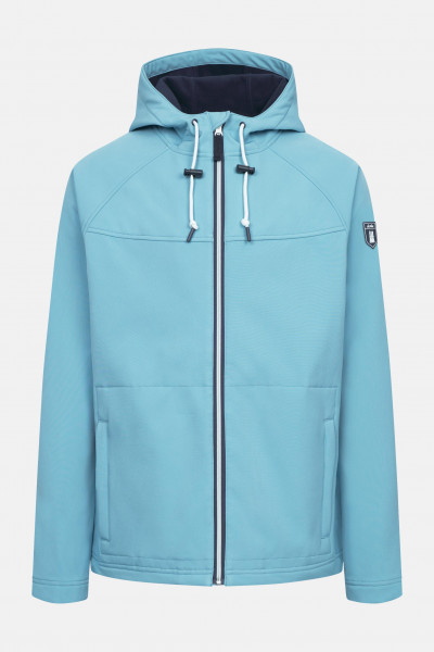 Derbe Übergangsjacke Isleby Herren Hellblau Softshell