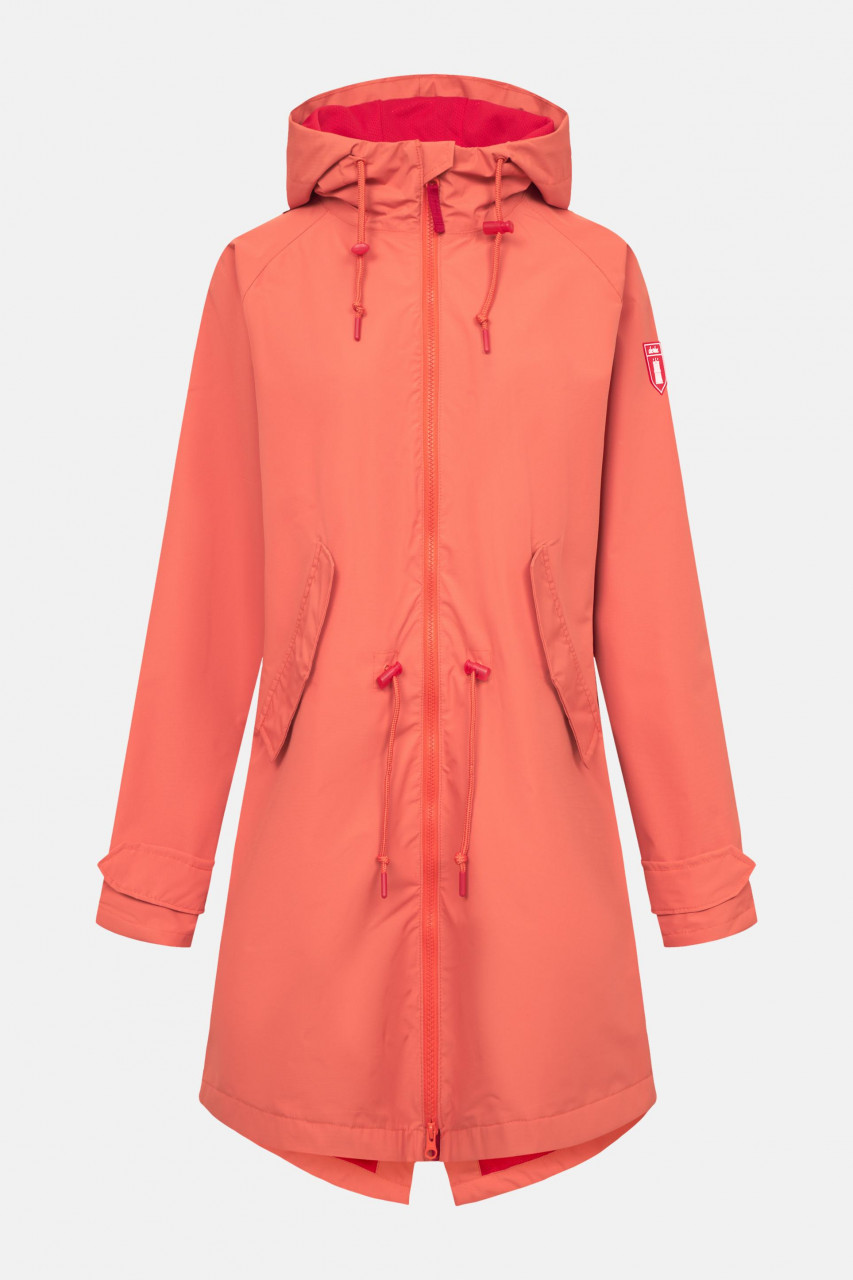 Derbe Regenjacke Ripby Damen Orange Ripstop