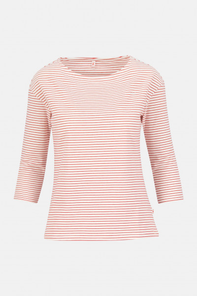 Blutsgeschwister My Marine Damen Shirt Picknick Stripes Rot Weiß Baumwolle Nachhaltig Blutsgeschwister My Marine Damen Shirt Picknick Stripes Rot Weiß Baumwolle Nachhaltig