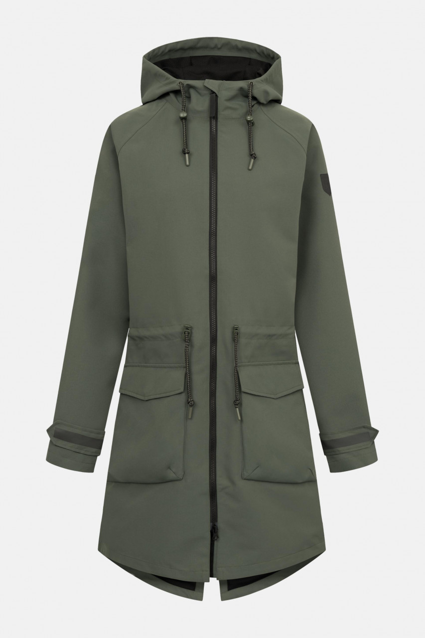 Derbe Regenjacke Phoeby Dog Damen Grün Hundejacke