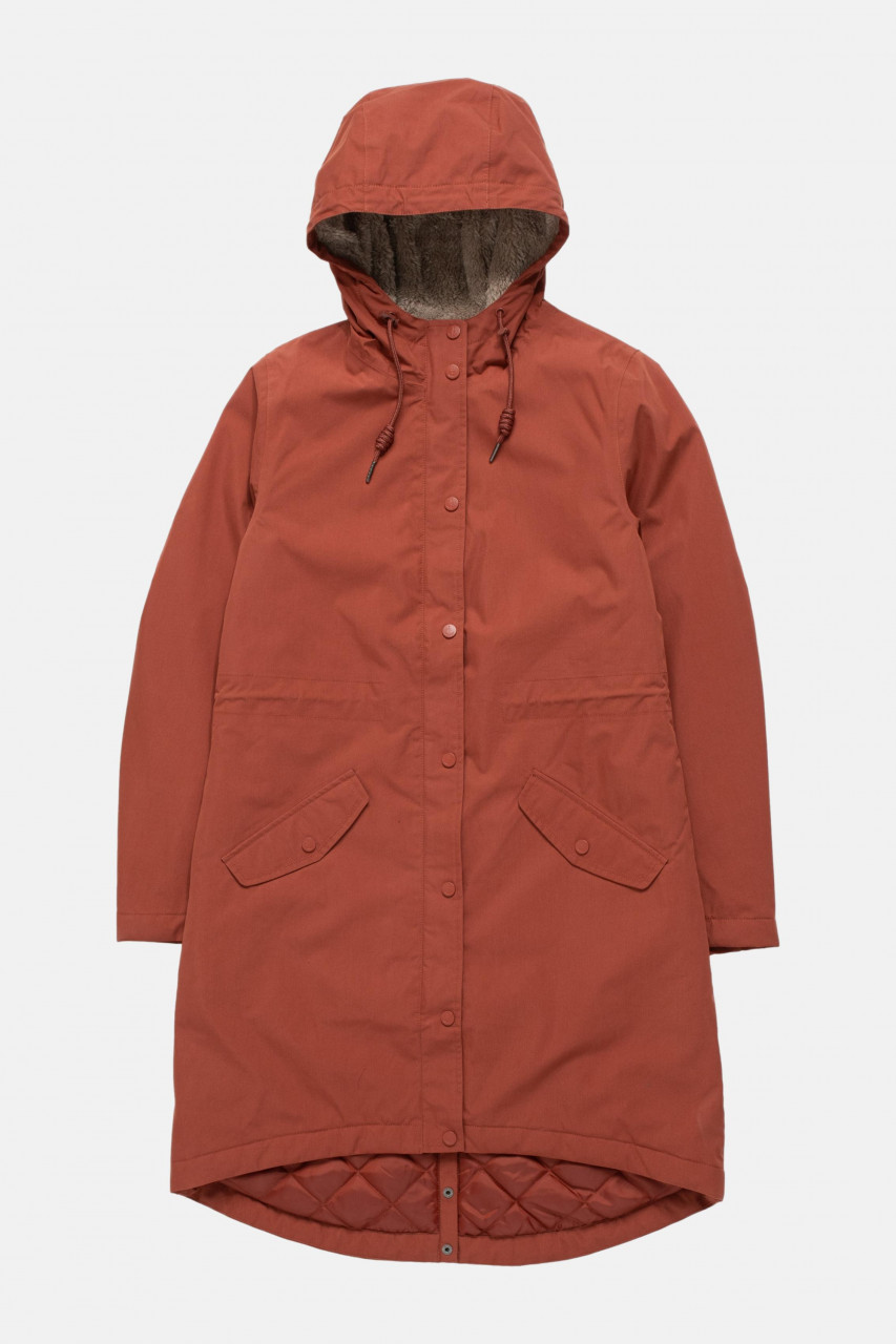 Seasalt Cornwall Regenjacke Plant Hunter Damen Braun Orange Hazel Winterjacke