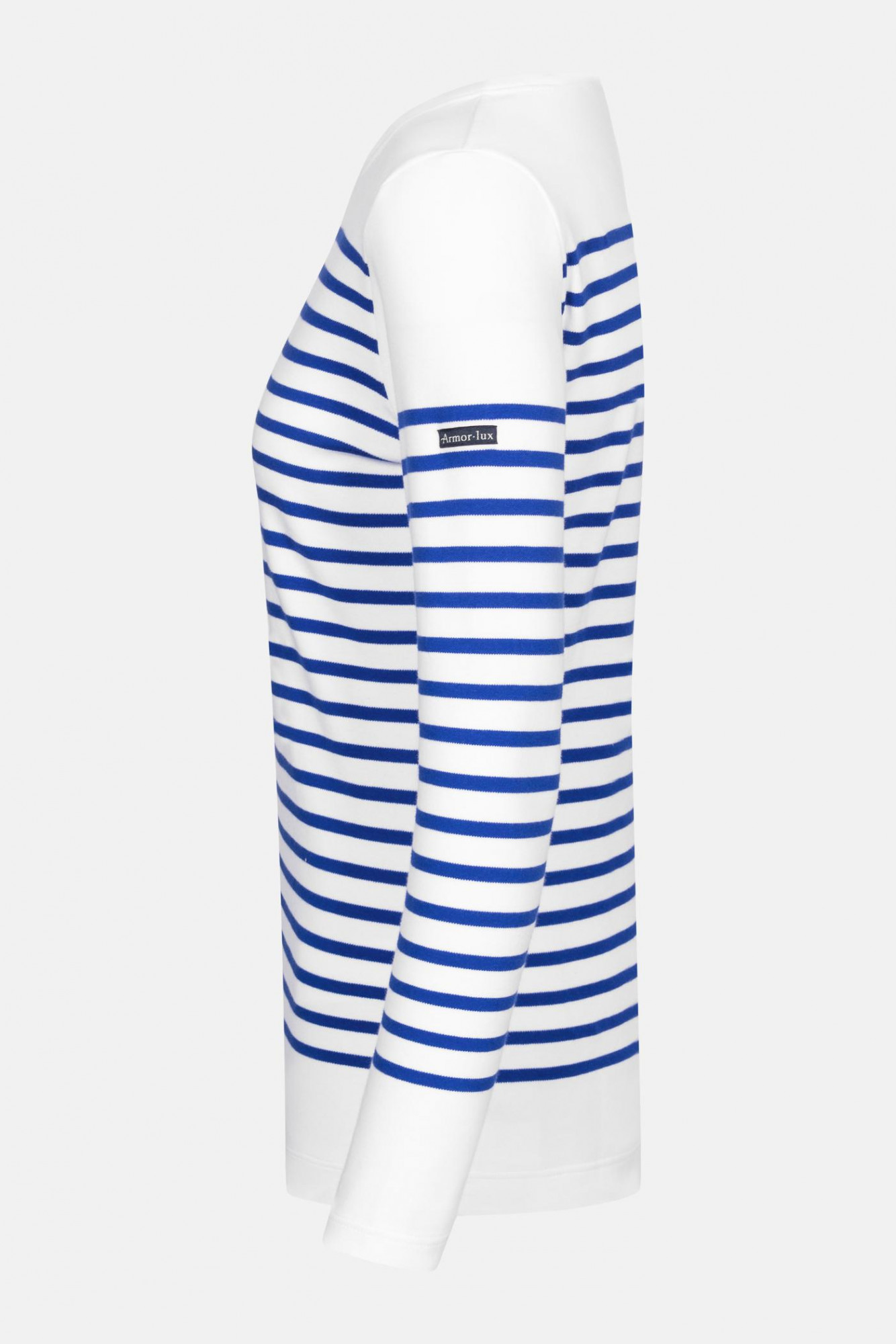 Foto von einem Streifenshirt Weiß Sternblau Gestreift Amiral von Armor Lux  - Seite