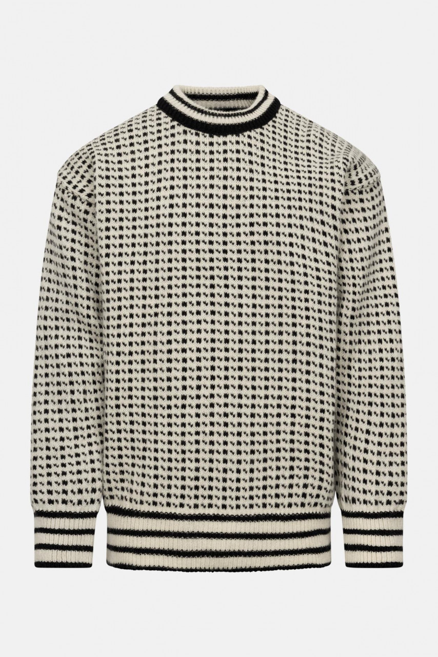 Isländer Pullover Weiß für Herren von Bratens