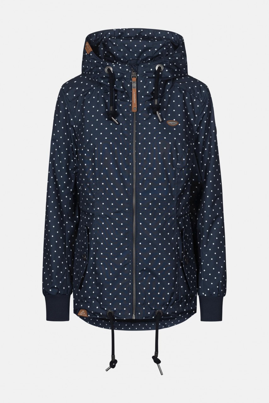 ragwear jacke damen blau punkte ragwear jacke damen blau punkte