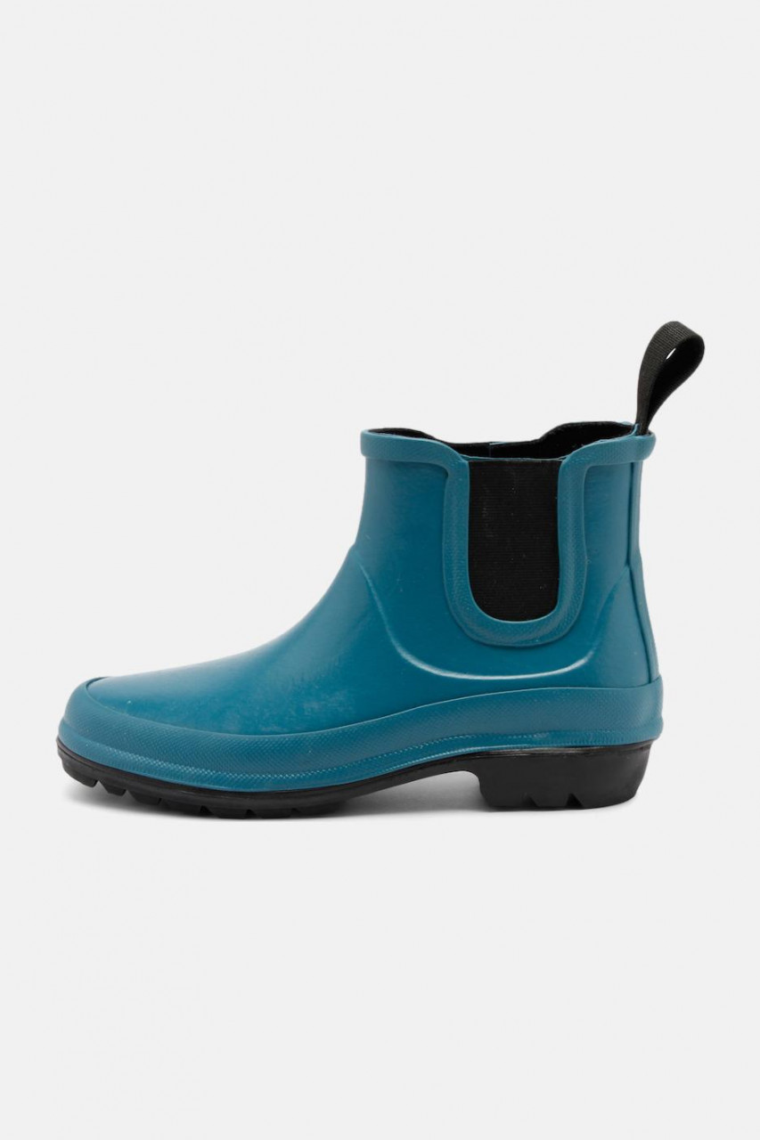 Grand Step Shoes Vickie Damen Gummistiefel Petrol Chelsea