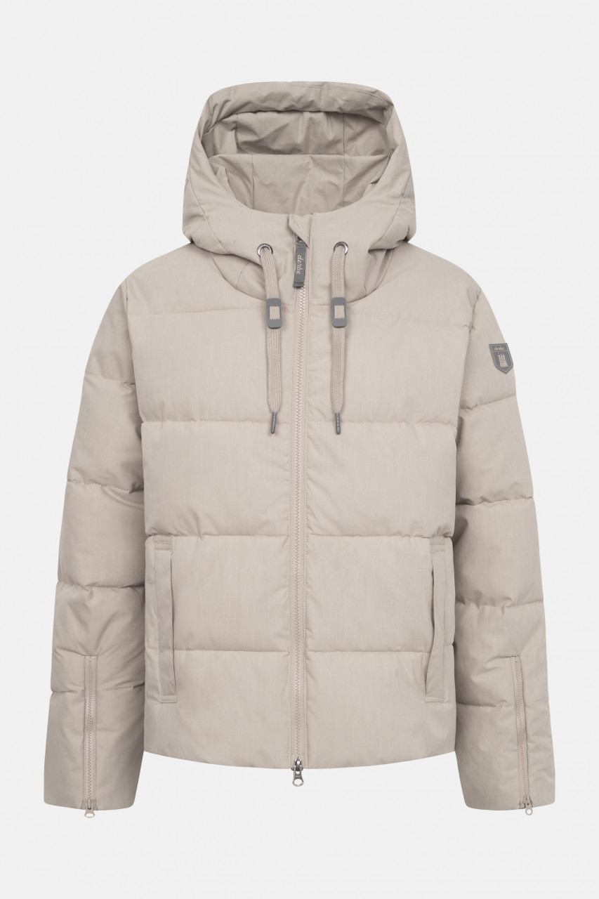 Derbe Winterjacke Richholm Damen Beige Puffer