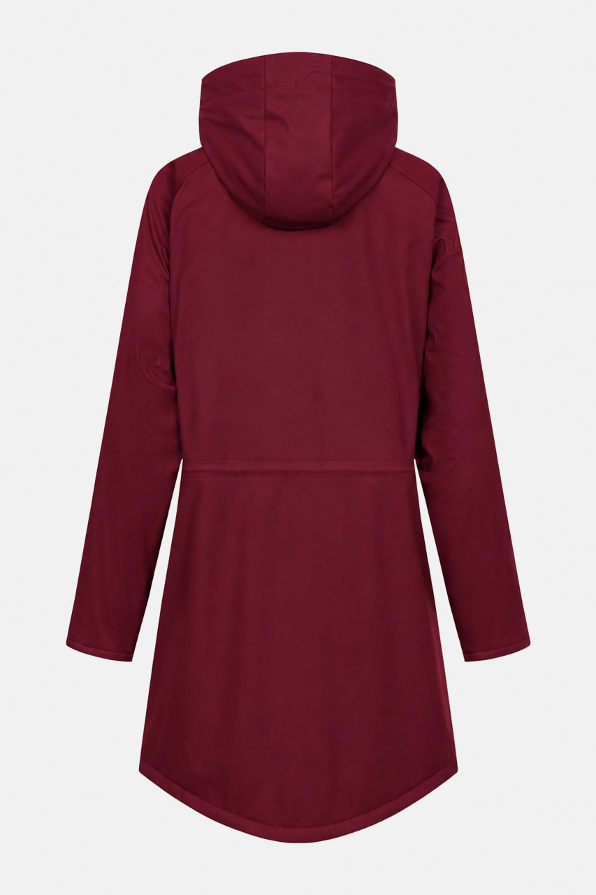 Derbe Regenjacke Friese Tildaholm Damen Rot Gefüttert