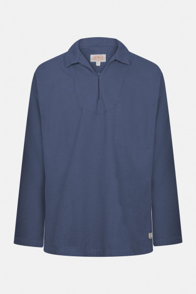 Fischerhemd  Marine Blau für Herren von Armor Lux