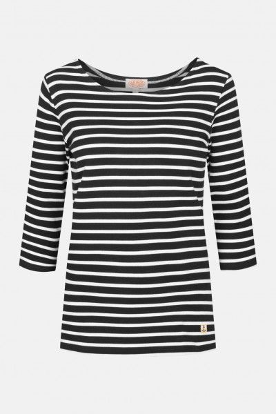 Streifenshirt Guérande Blau Weiß Gestreift für Damen von Armor Lux