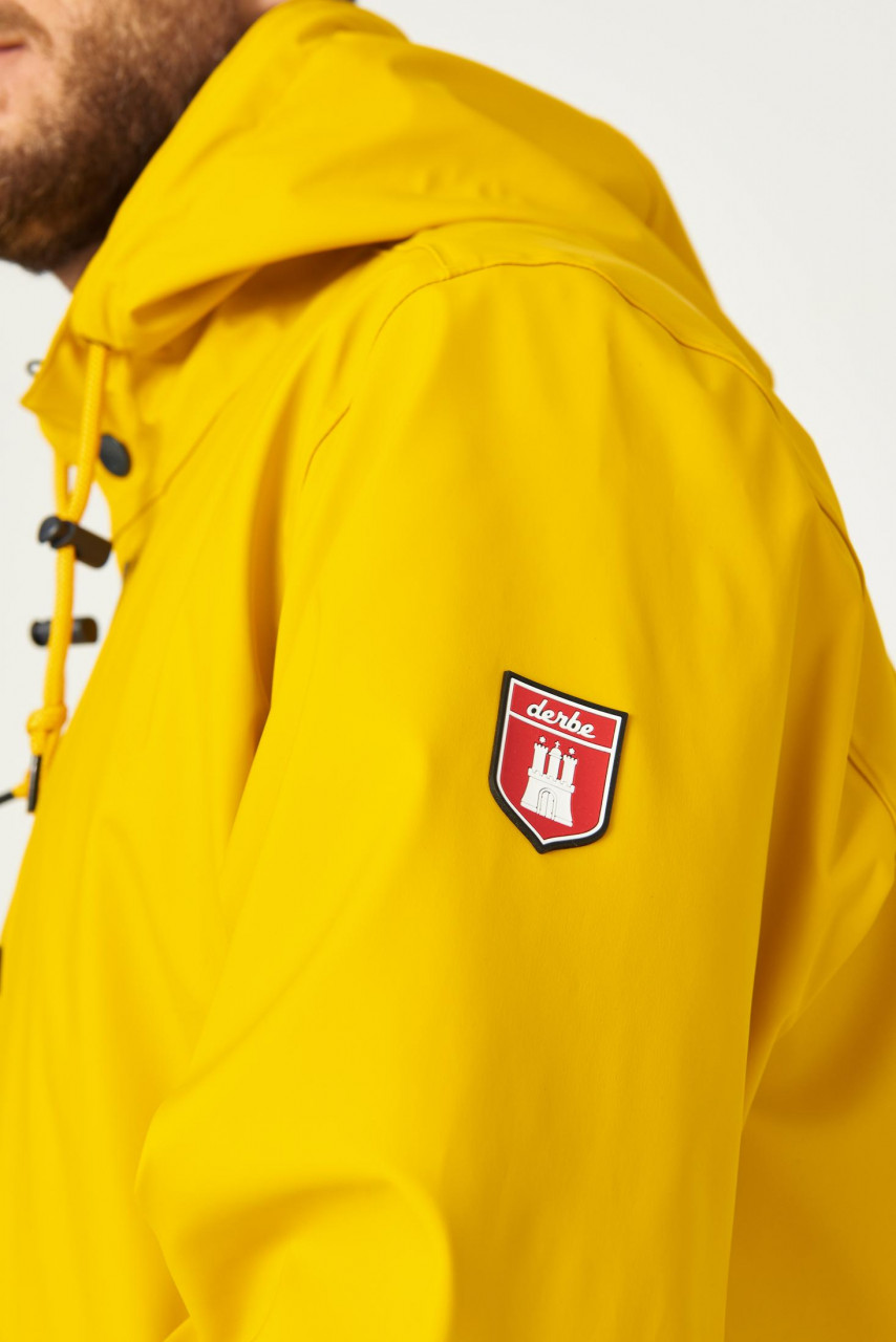 Derbe Passby Fisher Yellow Gelb Herren Regenjacke Friesennerz