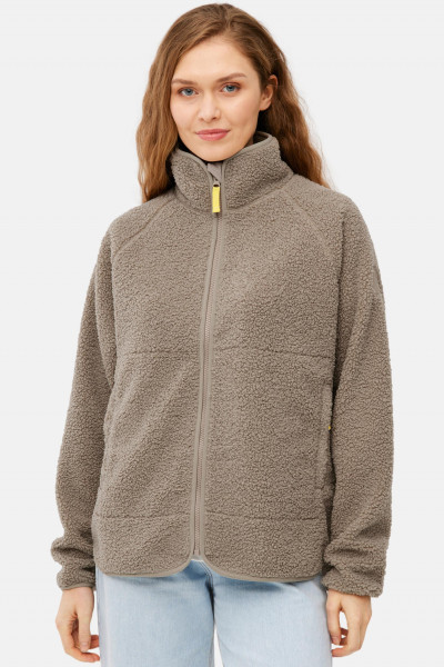 Derbe Fleecejacke Kuschelby Damen Beige