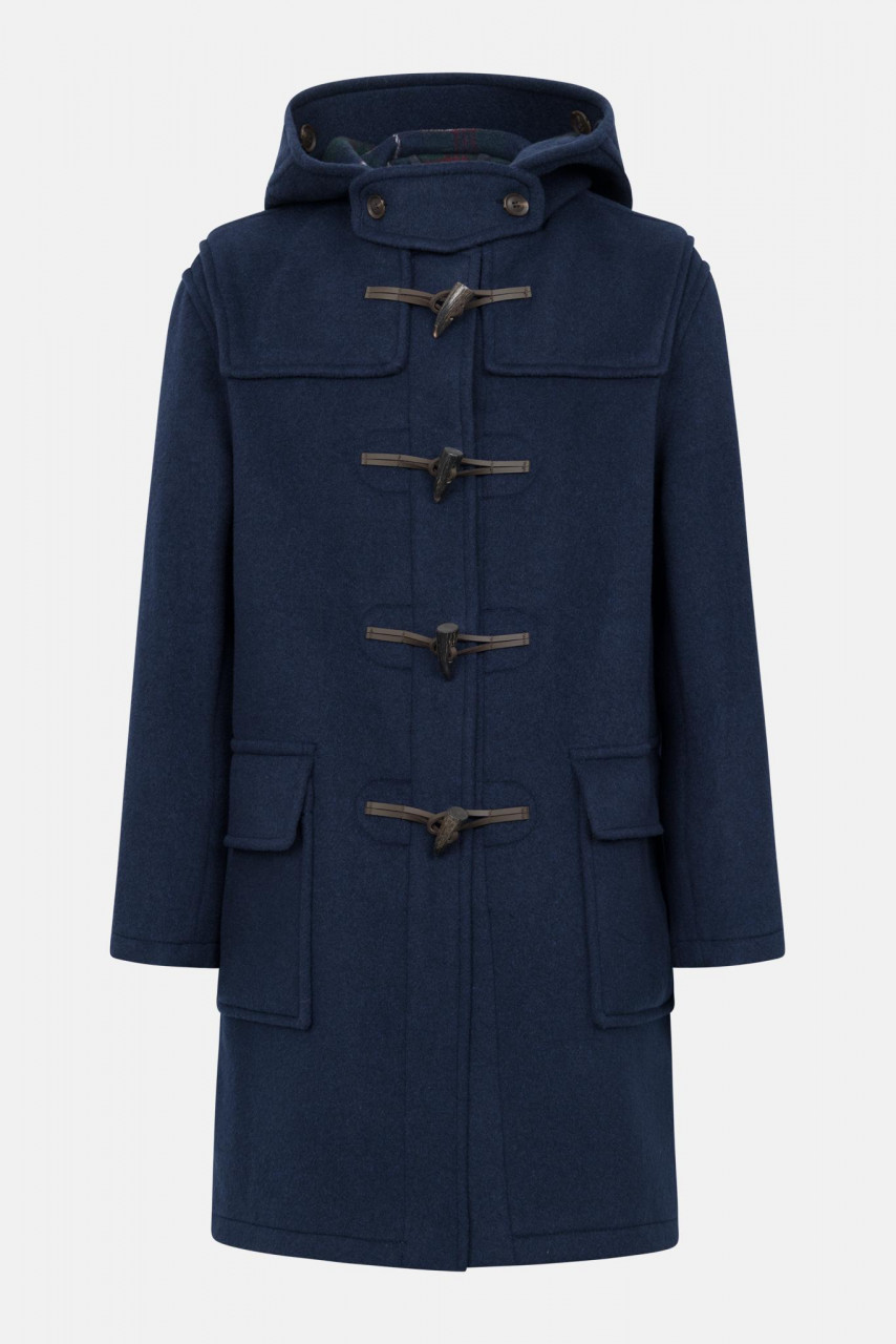 Dufflecoat Blau für Herren von London Tradition