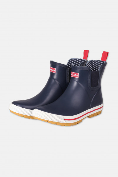 Derbe Wattpuuschen Eco Marine Gummistiefel Halbstiefel Dunkelblau Nachhaltig