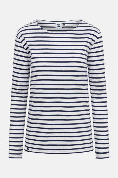 Streifenshirt  Natur Marine Gestreift für Damen von Hanseheld