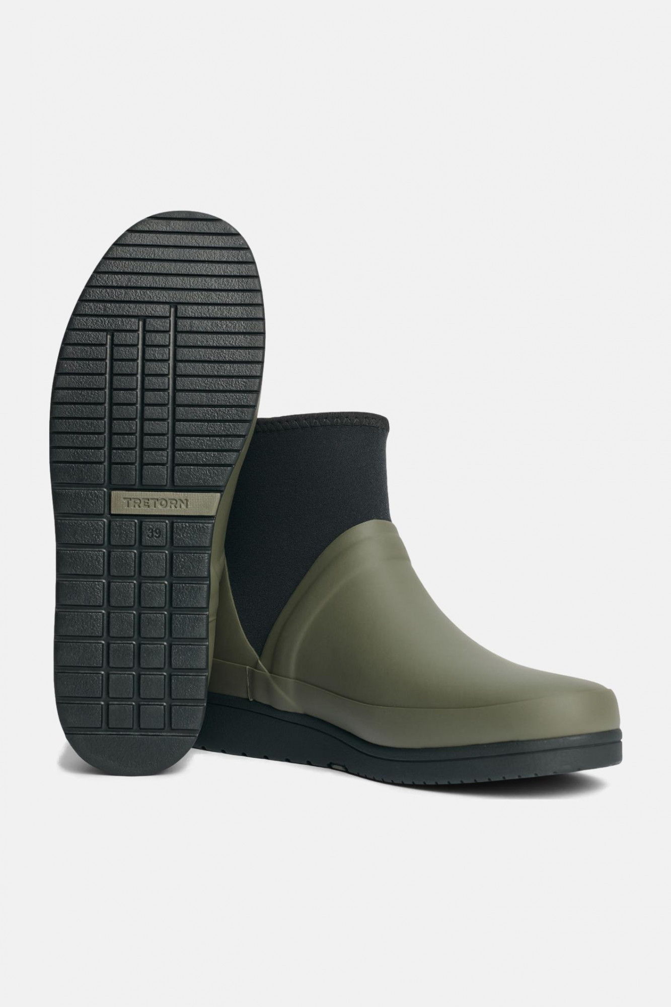 Tretorn Viken Low Neo Damen Gummistiefel Oliv Field Green