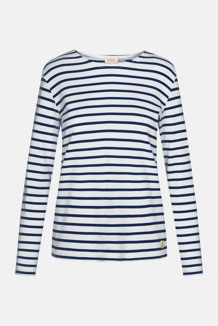 Streifenshirt Lesconil Weiß Marine Gestreift für Damen von Armor Lux