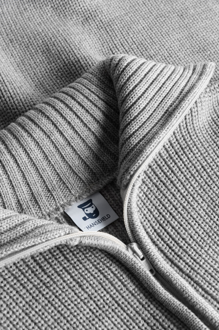 Detailansicht von Troyer Merino Wolle Grau für Herren von Hanseheld