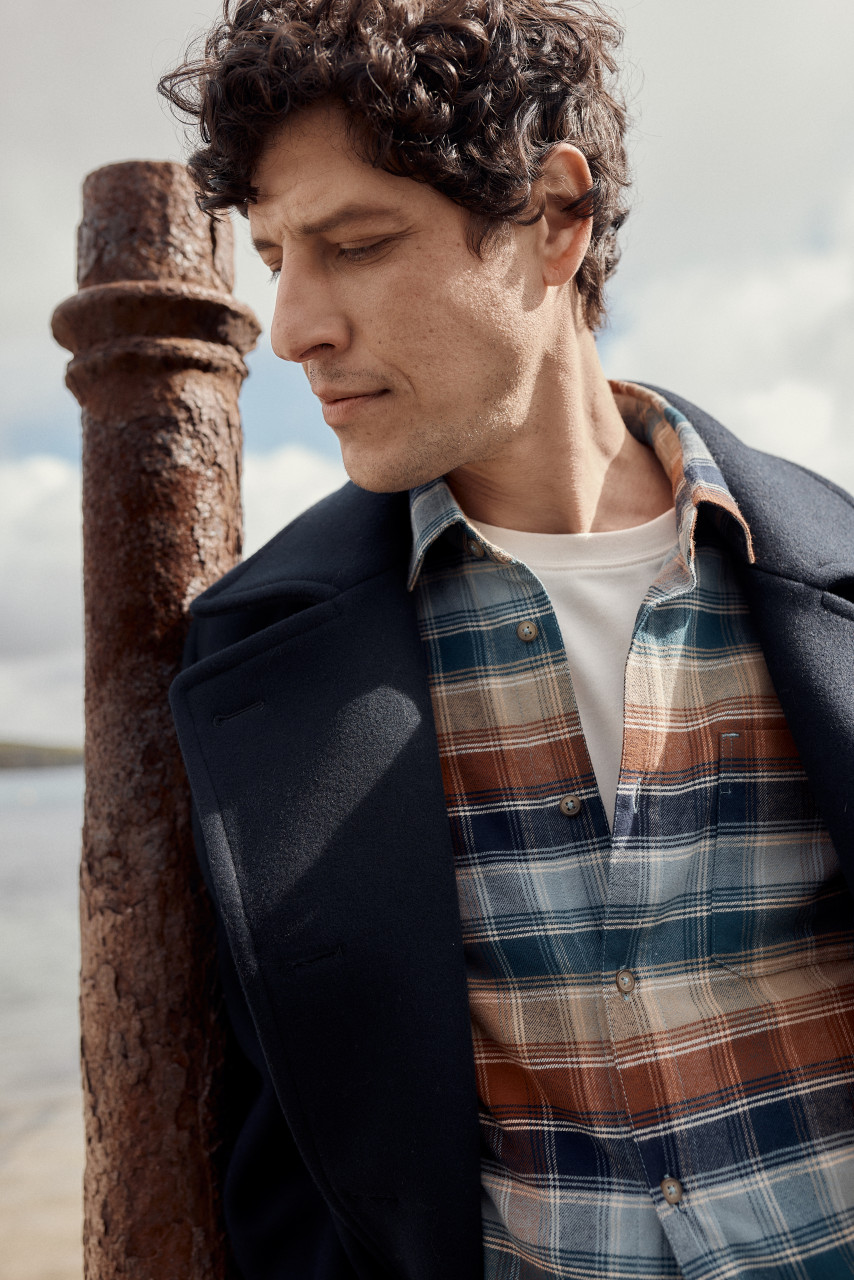 Seasalt Cornwall Caban Channel Herren Blau Navy Peacoat