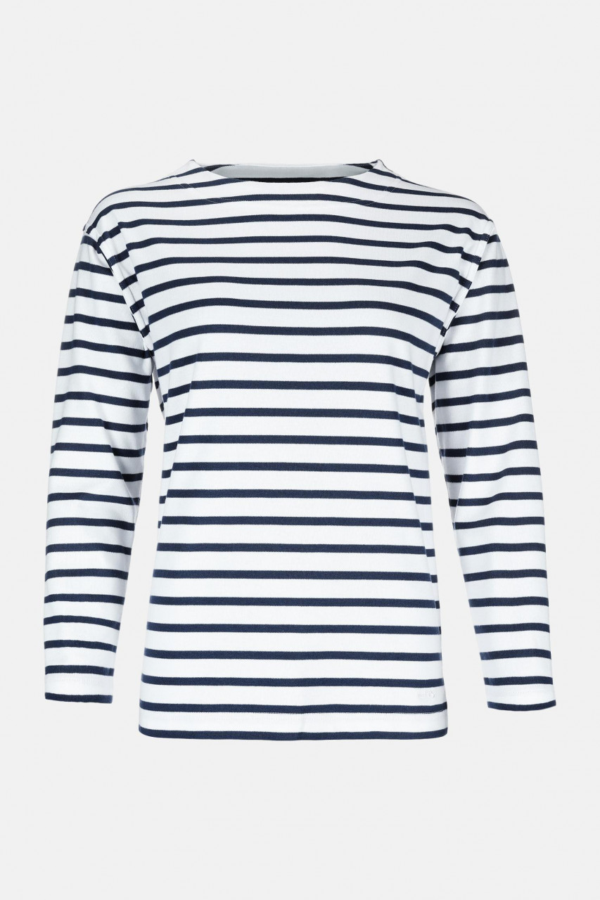 Streifenshirt Langarm Blau für Damen von modAS