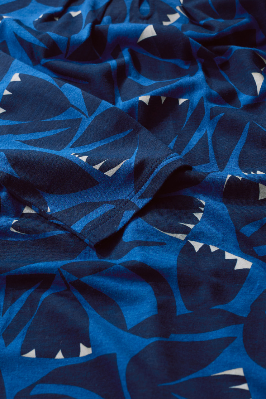 Detailbild von Shirt 3/4 Appletre Top Blau für Damen von Seasalt Cornwall