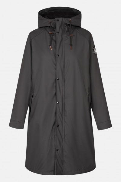 Derbe Wittholm Friese Damen Regenjacke Phantom Black Schwarz Gefüttert Derbe Wittholm Friese Damen Regenjacke Phantom Black Schwarz Gefüttert