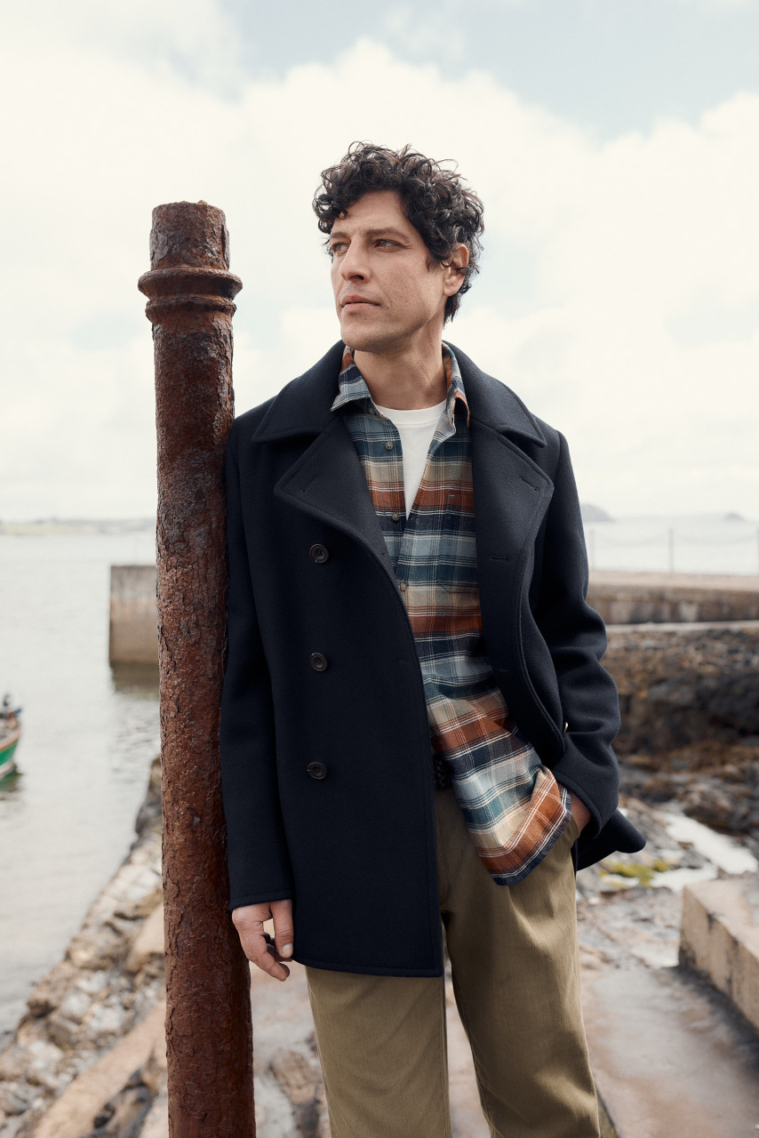 Seasalt Cornwall Caban Channel Herren Blau Navy Peacoat