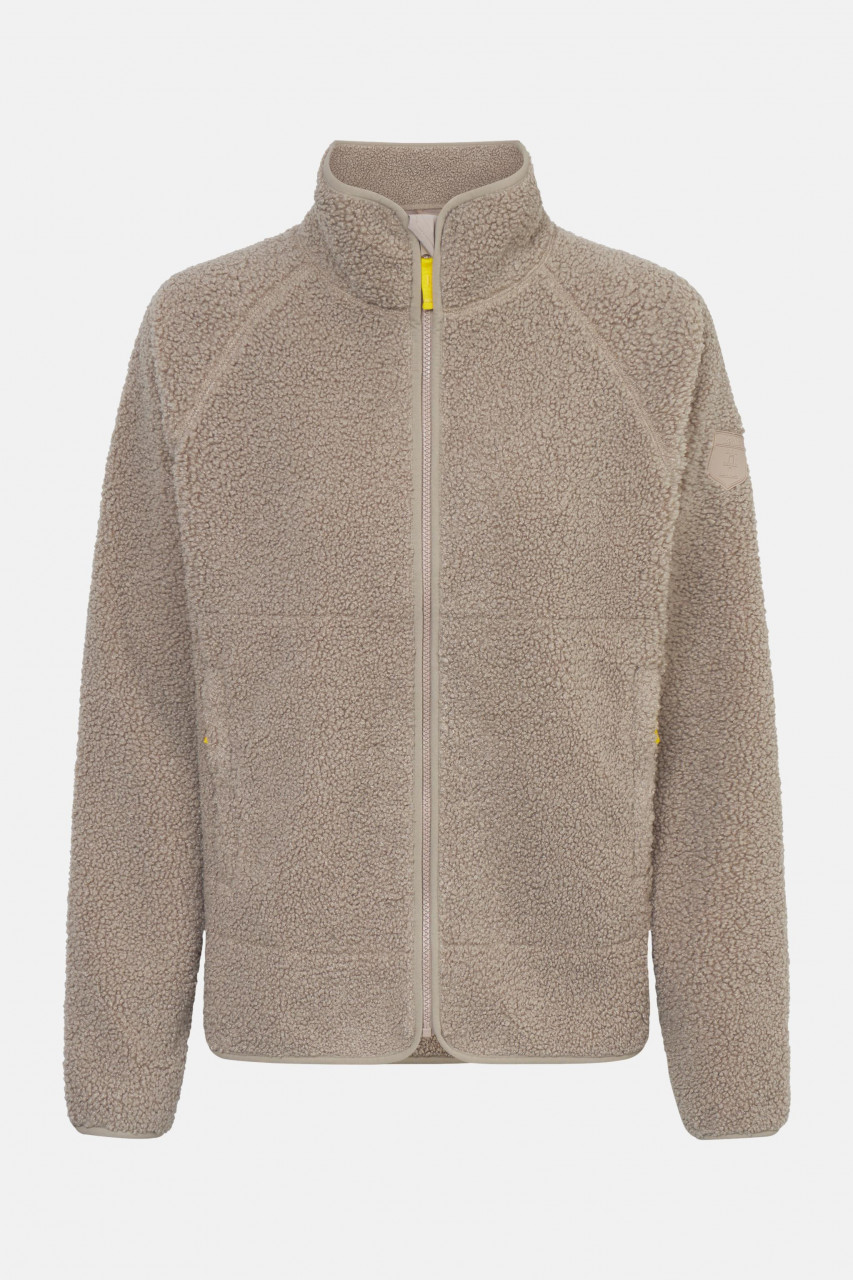 Derbe Fleecejacke Kuschelby Damen Beige